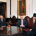 Serbian Patriarch Irinej meets with Prime Minister of Montenegro Igor Luksic