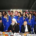 Његова Светост Патријарх Иринеј свечано дочекан у сједишту Епархије будимљанско-никшићке 