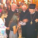 Bishop Mitrophan visits St. Mark's Camp