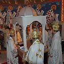 Serbian Patriarch with Bishops and priests served Divine Liturgy in the church of St. Dimitry the Great Martyr in Kosovska Mitrovica 