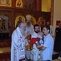Serbian Patriarch with Bishops and priests served Divine Liturgy in the church of St. Dimitry the Great Martyr in Kosovska Mitrovica 