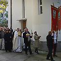 Celebration of the feast day of the Dormition of the Most Holy Mother of God in Mrzenica monastery