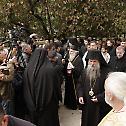 Serbian Patriarch Irinej at the celebration of the Dormition of the Most Holy Mother of God in Patriarchate of Pec