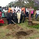 Alexandrian Primate laid the foundation stone of the Church in Blantyre, Malawi