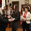 Patriarch Irinej received students of Serbian language and literature from Niksic