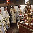 Patriarch Irinej serves in Zarkovo