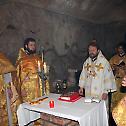 Metropolitan Hilarion celebrates Divine Liturgy at Catacombs of St. Priscilla in Rome