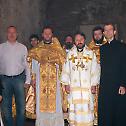 Metropolitan Hilarion celebrates Divine Liturgy at Catacombs of St. Priscilla in Rome