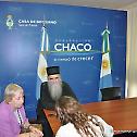 Metropolitan Amfilohije meets with Jorge Capitanich, Governor of the province of Chaco 
