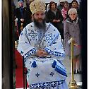 Bishop Andrej serves in St. Alexander Nevsky church