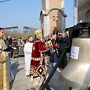 Patriarch Irinej served Divine Liturgy in a newly-built church of St. Simeon the Myrrh-Streaming in New Belgrade