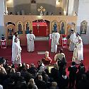 Освећење звона и крстова новобеоградске цркве Светог Симеона Мироточивог