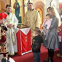 Освећење звона и крстова новобеоградске цркве Светог Симеона Мироточивог