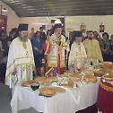 Bishop Irinej visited Melbourn last weekend 