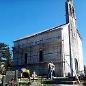 Church of St. Nicholas in Draga Luka is being restored