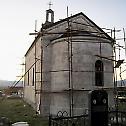 Church of St. Nicholas in Draga Luka is being restored