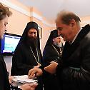 Heugomen of the Hilandar Monastery visits SOC Representation in Moscow 