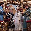 Bishop Pahomije serves at the Representation of the Serbian Orthodox Church in Moscow