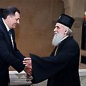 Patriarch Irinej meets with President of the Republic of Srpska Milorad Dodik