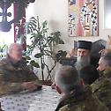 General Bertolini at the Patriarchate of Pec