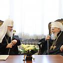 His Holiness Patriarch Kirill meets with His Holiness Patriarch Maxim of Bulgaria and members of the Holy Synod of the Bulgarian Orthodox Church