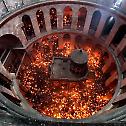 Holy Fire Descends upon Jesus' Tomb in Jerusalem