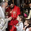 Serbian Patriarch Irinej serves Easter Liturgy in Cathedral church in Belgrade