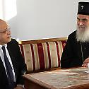 Serbian Patriarch Irinej meets with delegation from Azerbaijan