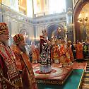 His Holiness Patriarch Kirill officiates at Divine Liturgy in Cathedral of Christ the Saviour on 5th anniversary of reunification of Russian Church Abroad with Russian Orthodox Church