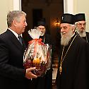 Serbian Patriarch and Bishops visit Crown Prince