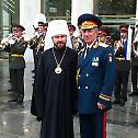 Members of the Russian Orthodox Holy Synod attend the Parade on the Red Square