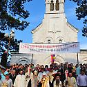 Solemn Procession in honour and glory of Our Holy Father Basil of Ostrog the Wonderworker went through streets of Niksic