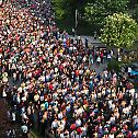 Solemn Procession in honour and glory of Our Holy Father Basil of Ostrog the Wonderworker went through streets of Niksic