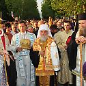 Solemn Procession in honour and glory of Our Holy Father Basil of Ostrog the Wonderworker went through streets of Niksic