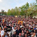 Solemn Procession in honour and glory of Our Holy Father Basil of Ostrog the Wonderworker went through streets of Niksic