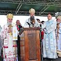 His Holiness Irinej, Serbian Patriarch blesses newly-built Monastery of St. Sava in Golija