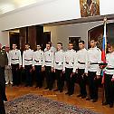 Руски амбасадор са кадетима у посети Његовој Светости Патријарху српском Г. Иринеју