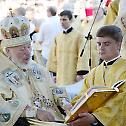 Patriarch Kirill celebrates the memory of St. Vladimir at Kiev Monastery of the Caves