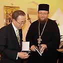 UN Secretary General Ban Ki-Moon visits Decani Monastery and Cathedral church of St. George in Prizren