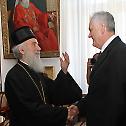 Serbian Patriarch Irinej meets with President of the Republic of Serbia Mr. Tomislav Nikolic