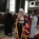 Patriarch Irinej in the monastery of Veselinje near Glamoc