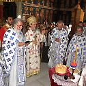Епископ Атанасије служио у цркви Свете Петке на Чукаричкој Падини