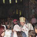 Епископ хвостански Атанасије служио у цркви Светог архангела Гаврила