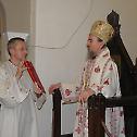 Bishop Atanasije serves in Vavedenje monastery