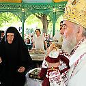 Serbian Patriarch Irinej in Rakovica monastery