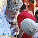 Bishop Maxim and guests, Bishop Ignatije and Bishop Grigorije, visit Fair Oaks to celebrate parish Slava