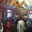 Освећење храма Светог Василија Острошког и Светосавског дома у Милан Пољу код Теслића