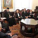 Serbian Patriarch Irinej receives members of Royal family of Karadjordjevic