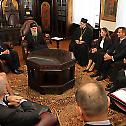 Serbian Patriarch Irinej receives members of Royal family of Karadjordjevic
