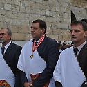 Metropolitan Nikolaj Blesses Crosses for New Church in Foča